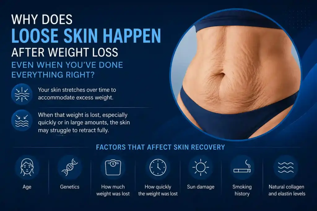 Why Does Loose Skin Happen After Weight Loss Even When You’ve Done Everything Right Bedfordshire?