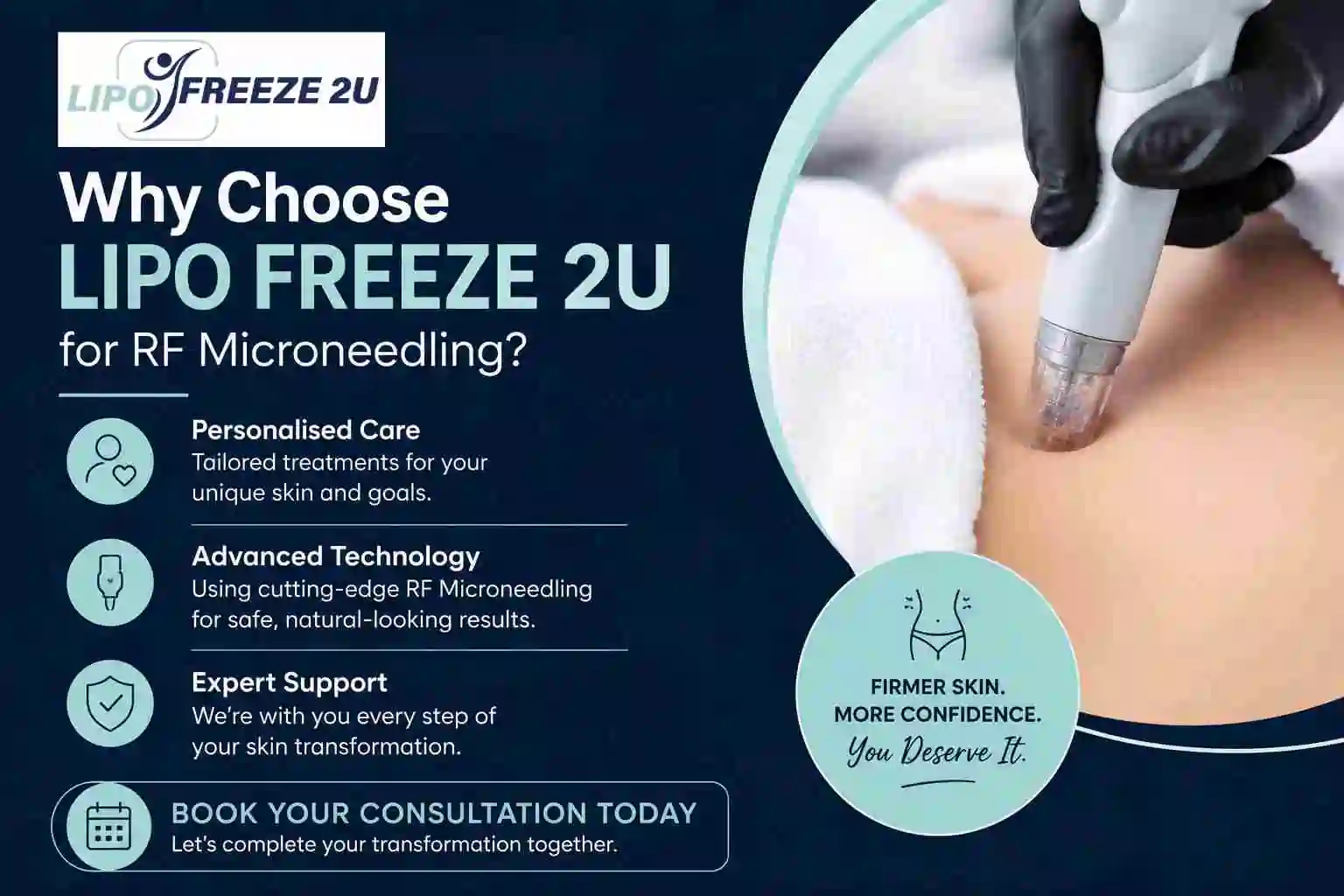 Why Choose LIPO FREEZE 2U for RF Microneedling Bedfordshire?